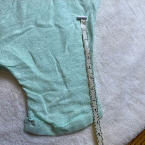 120% Lino Light Green Button Down Shirt - Picture 10 of 10